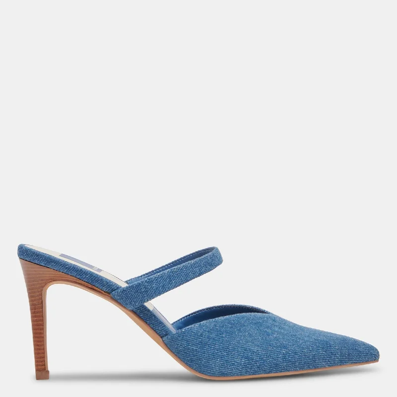 Kanika Heels Blue Denim