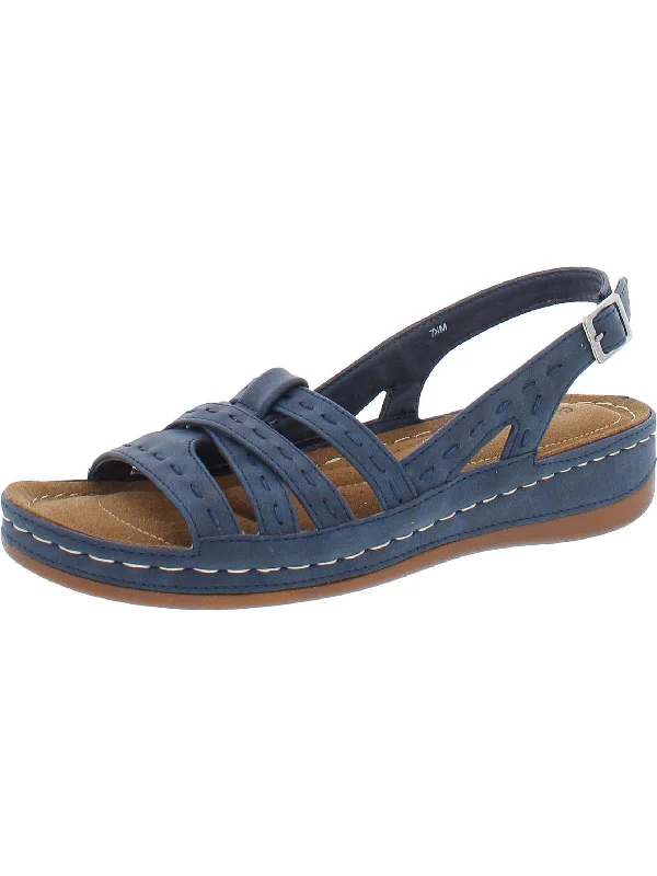 Best Women's Shoe Deals Kehlani Womens Faux Leather Slip On Huarache