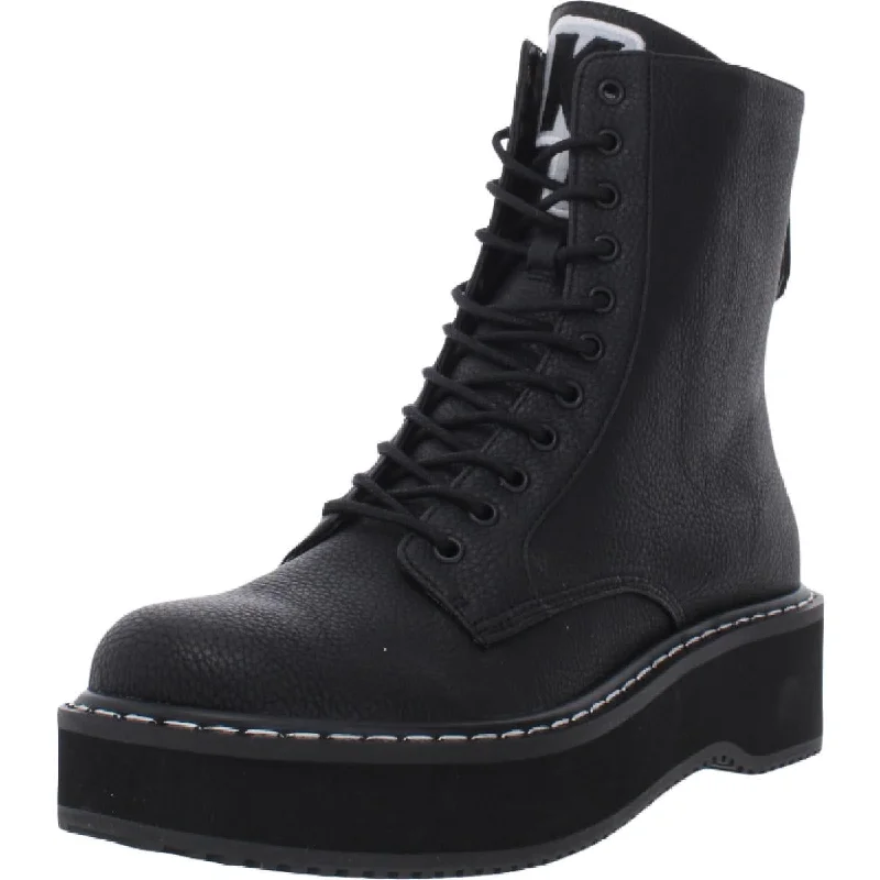 Refined Fashion Sale Kendall + Kylie Hunt Women's Faux Leather Lace-Up Combat Boot