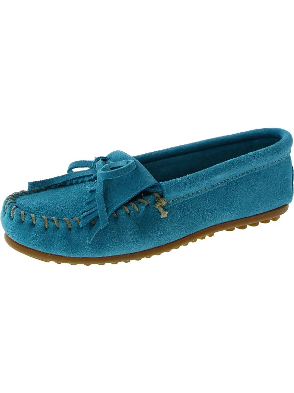 Premium Boots Discounts Kilty Womens Suede Moc Toe Moccasins