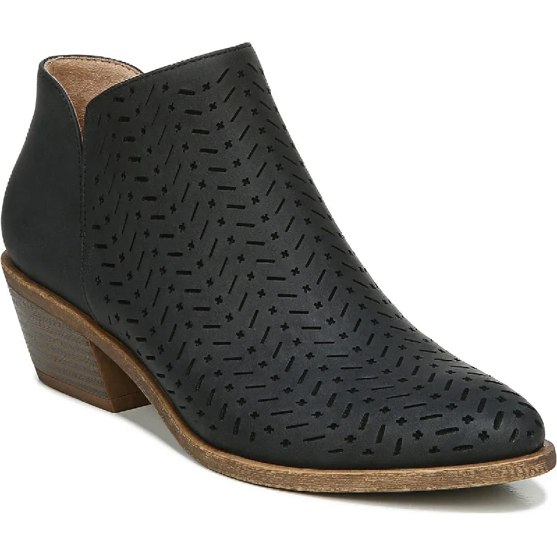 Limited Time Deal LifeStride Womens Payton Faux Leather Ankle Chelsea Boots
