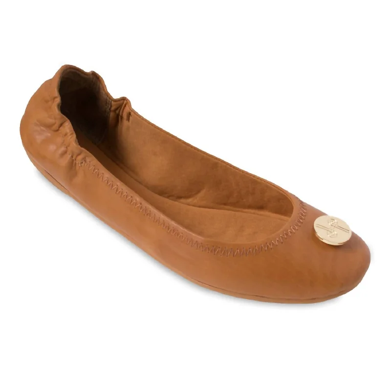 Find Your Unique Flair Liv Interchangeable Ballet Flats In Tan
