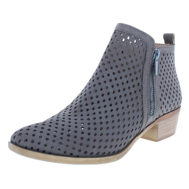 Fashion Sale Lucky Brand Womens Basel3 Leather Booties