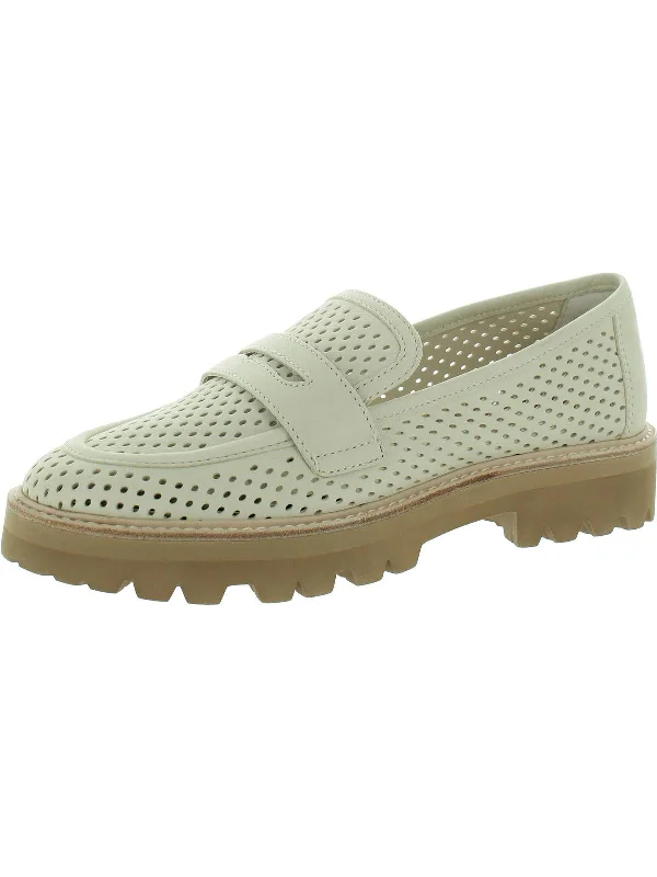 Weekend Exclusive Malila Womens Nubuck Slip On Loafers