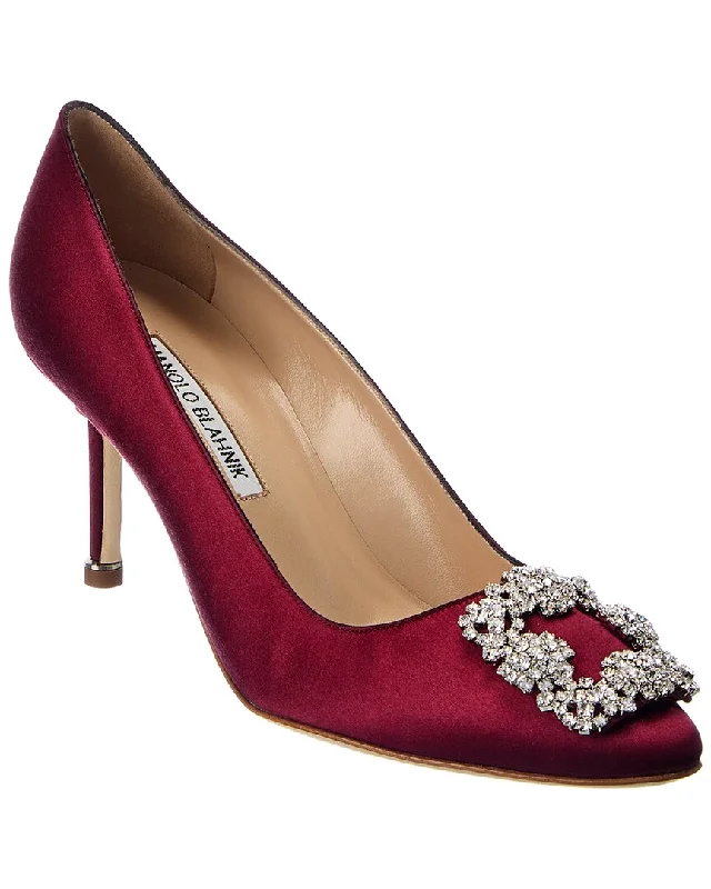 Manolo Blahnik Hangisi 70 Satin Pump