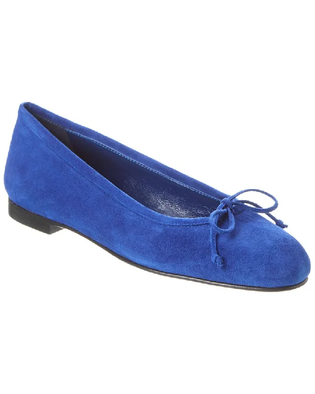 Crazy Discounts, Hurry Up Manolo Blahnik Veralli Suede Flat
