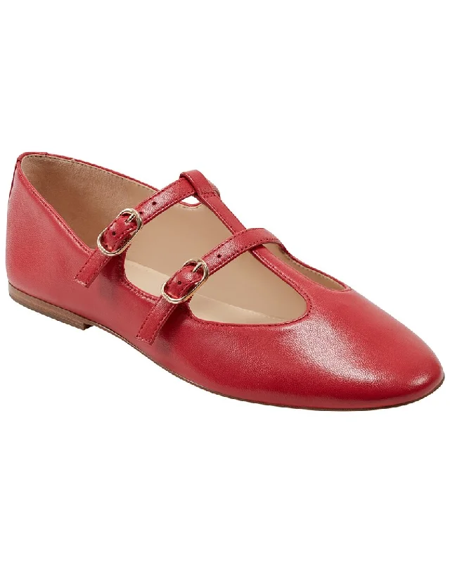 Laid-Back Fashion Offers Marc Fisher LTD Evie Leather Flat