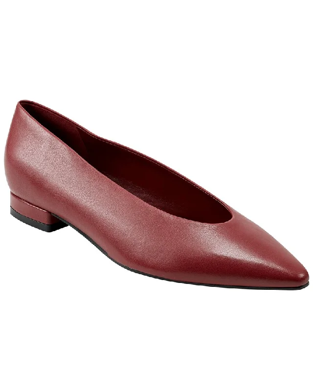 Seasonal Clearance Marc Fisher LTD Gunner Leather Flat