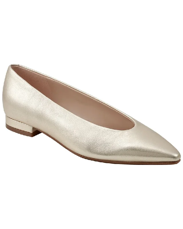 Polished Style Deals Marc Fisher LTD Gunner Leather Flat