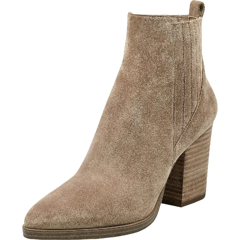 Athleisure Style Sale Marc Fisher LTD Womens Alva Solid Pointed Toe Ankle Boots