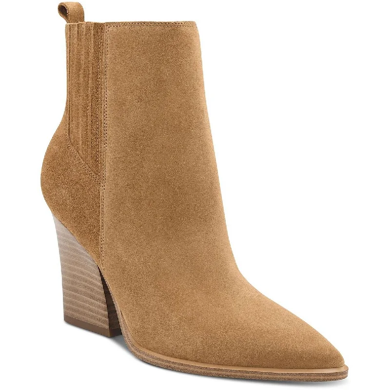 Trendy Footwear Sale Marc Fisher LTD Womens Mariel Suede Zipper Chelsea Boots