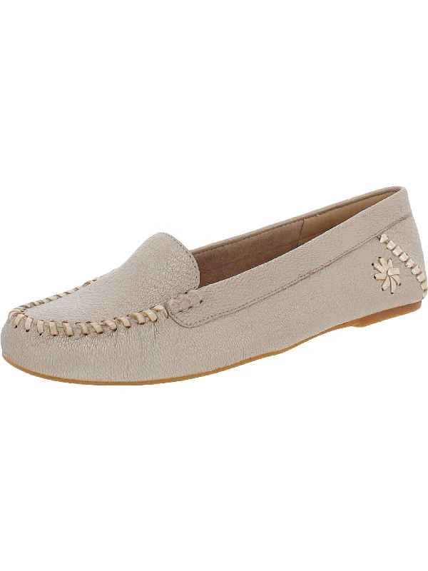 Lightweight Walking Shoes Offers Millie Womens Leather Moc Toe Moccasins
