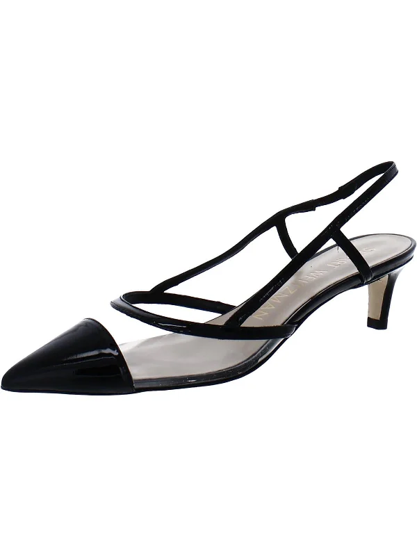 Mondrian Womens Patent Leather Dressy Slingback Heels