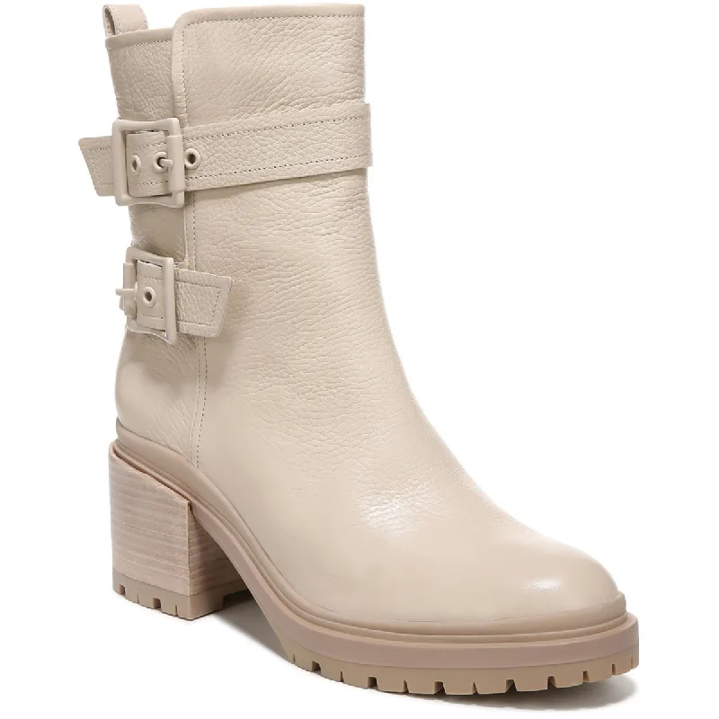 Sustainable Footwear Sale Naturalizer Womens Trina Buckle Block Heel Motorcycle Boots