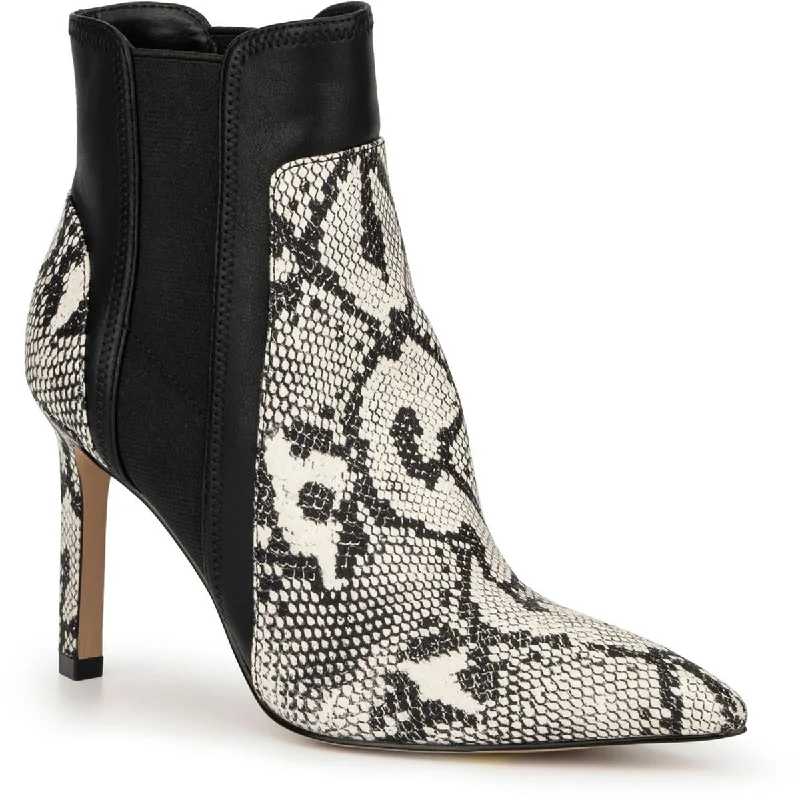 Fashionista Favorites New York & Company Womens Animal Print Pointed Toe Ankle Boots