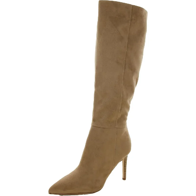 Women's Sleek Dress Shoes Nine West Womens Richy 3 Suede Dressy Knee-High Boots