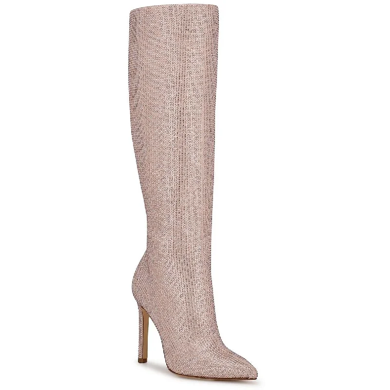 Limited Stock, Big Sale Nine West Womens Tysh Rhinestone Pointed Toe Knee-High Boots Limited Stock, Big Sale Nine West Womens Tysh Rhinestone Pointed Toe Knee-High Boots