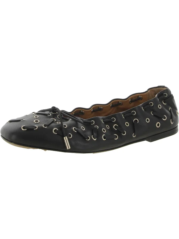 Top Brand Discounts Oracia Womens Leather Slip On Ballet Flats