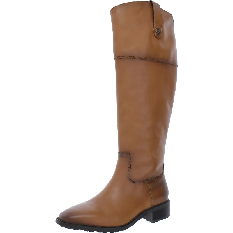 Hot Picks Sam Edelman Womens Drina ATH Leather Wide Calf Knee-High Boots