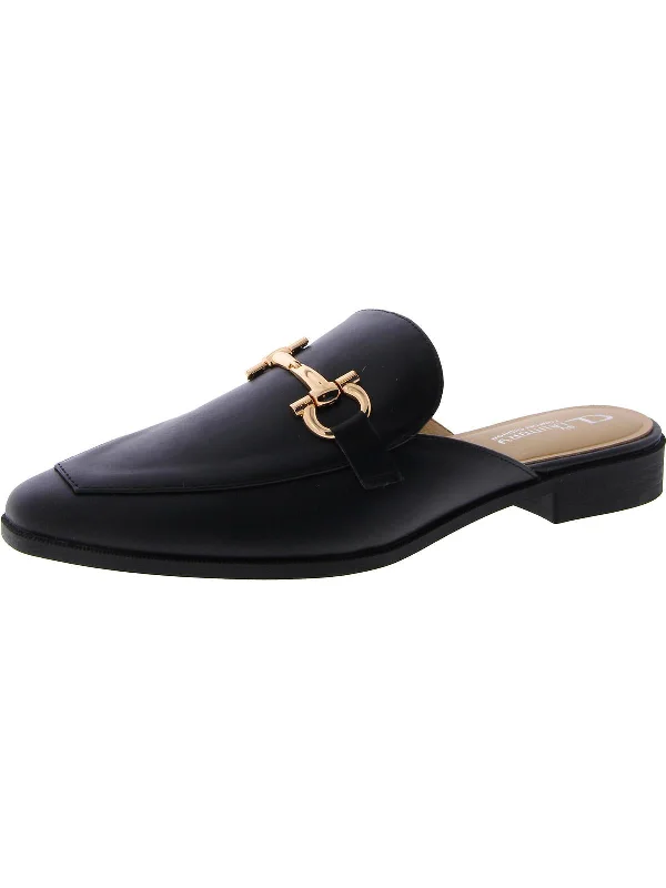 Flash Sales This Week SCORE Womens Faux Leather Pointed toe Mules