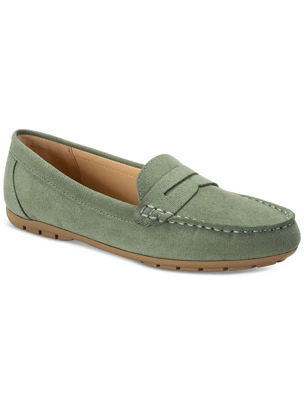 New Arrivals SERAFINAA Womens Faux Suede Slip on Loafers