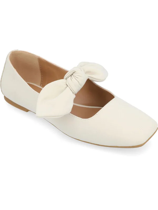 Comfortable Women's Shoes SERALINN Womens Knit Casual Ballet Flats