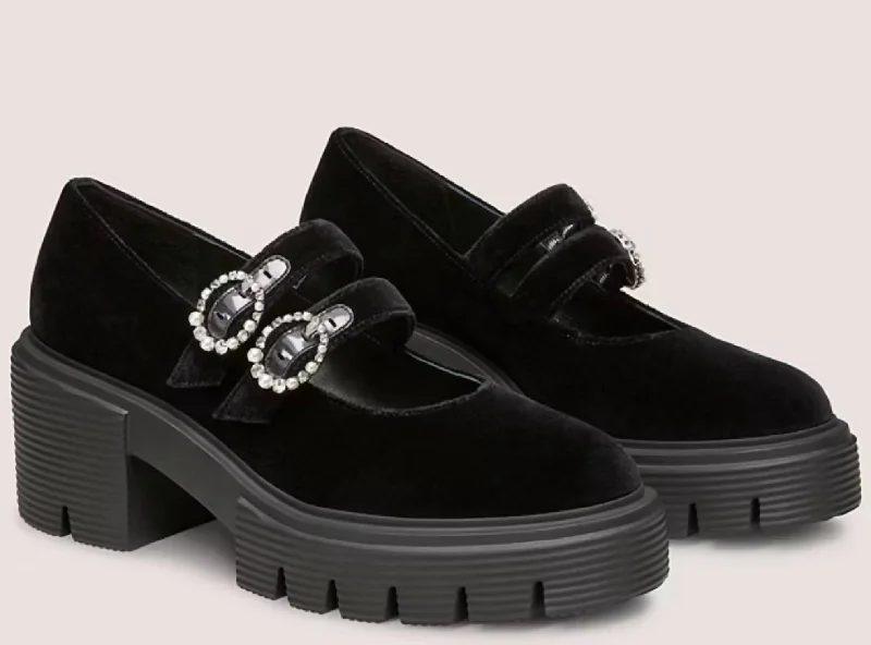 Women's Sleek Dress Shoes Soho Leighton Mary Jane In Black
