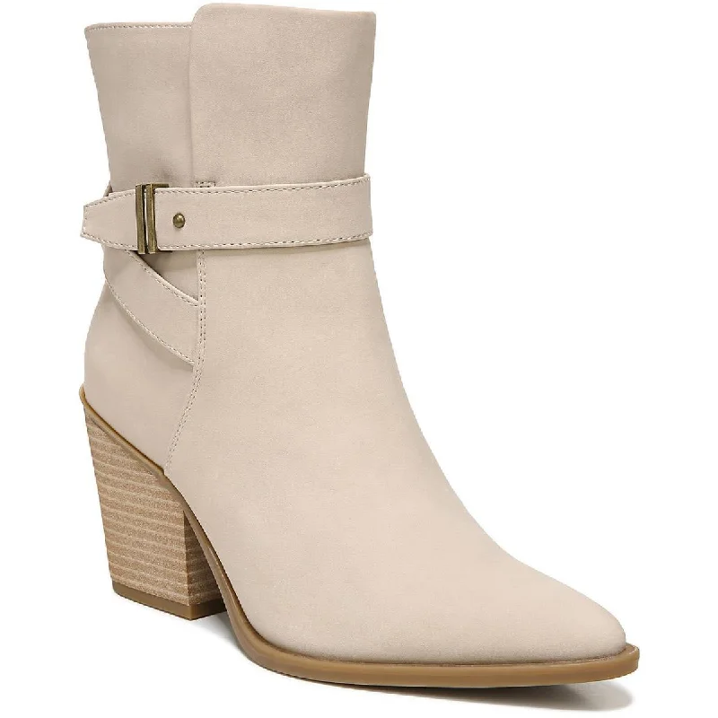 Casual Slip-Ons Promotion SOUL Naturalizer Womens Mocha Zipper Almond Toe Mid-Calf Boots