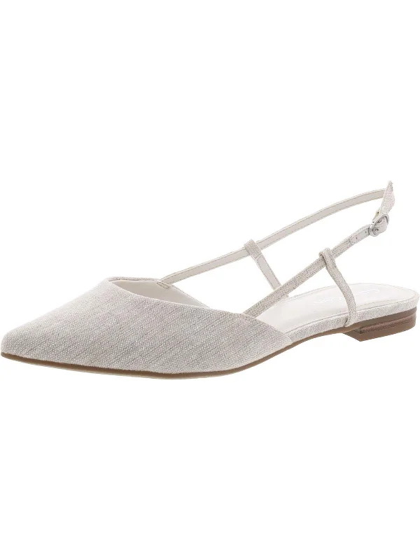 New Styles Just In Stephany 3 Womens Canvas Buckle Slingbacks
