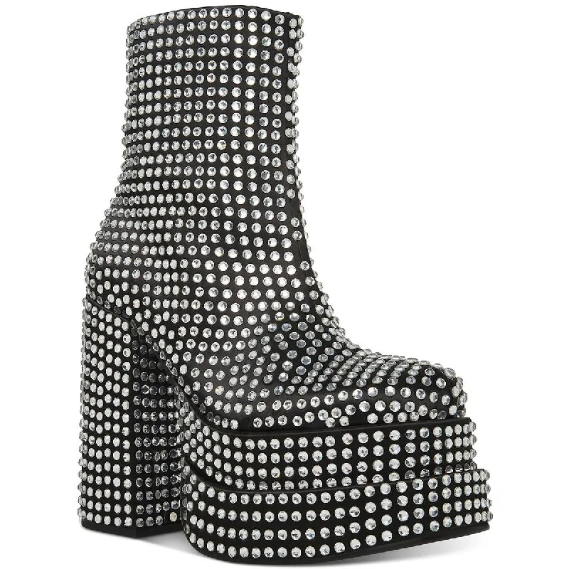 Seize Bargains Steve Madden Womens Cobra Leather Platform Ankle Boots