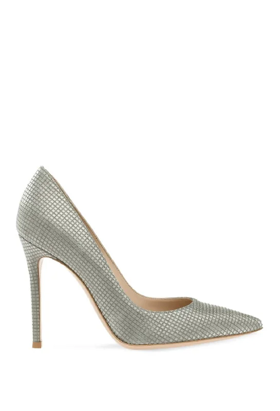 Stiletto Pump In Steel