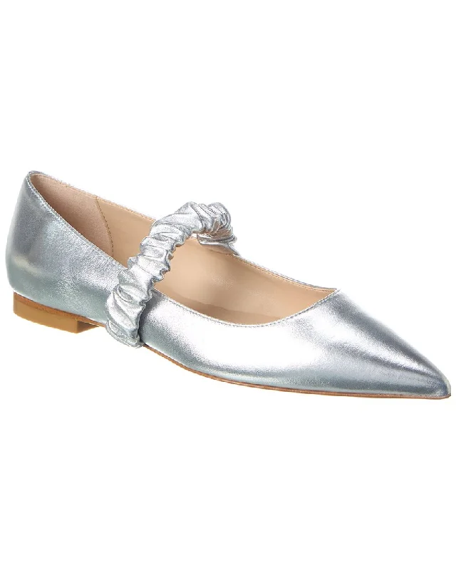 Travel-Friendly Footwear Promotion Stuart Weitzman Maxine Leather Ballet Flat
