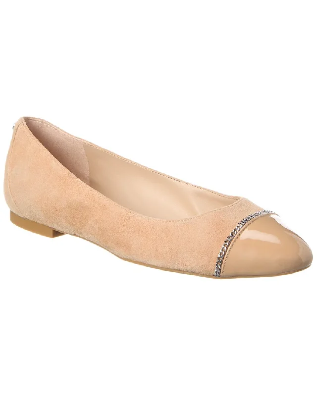 Effortless Style Shoes Sale Stuart Weitzman Milla Chain Suede Ballet Flat