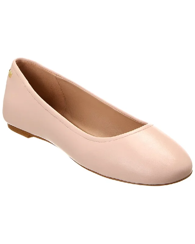 Flash Sales Today Stuart Weitzman Nadine Leather Flat