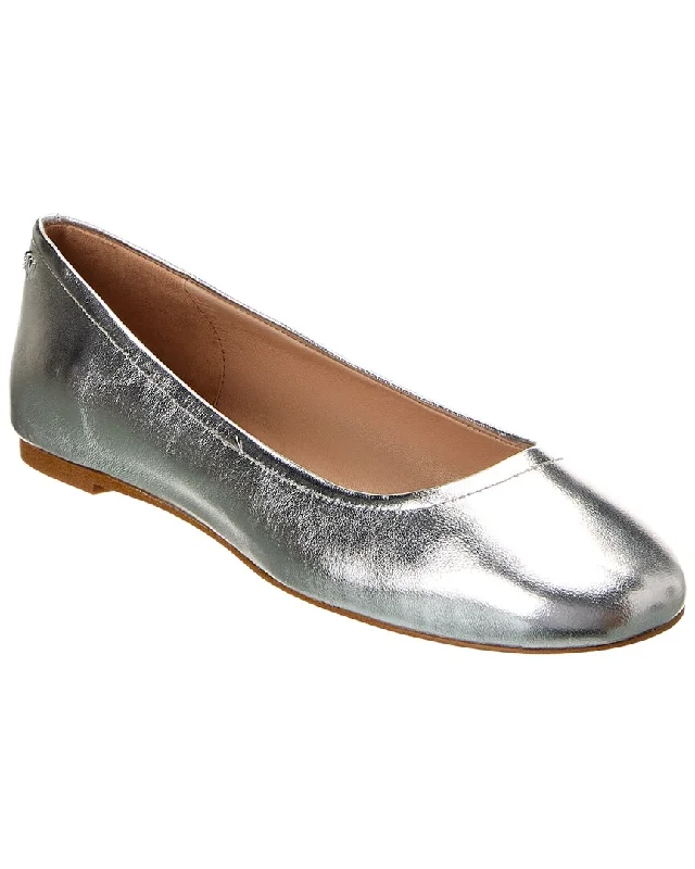 Holiday Glam Stuart Weitzman Nadine Leather Flat