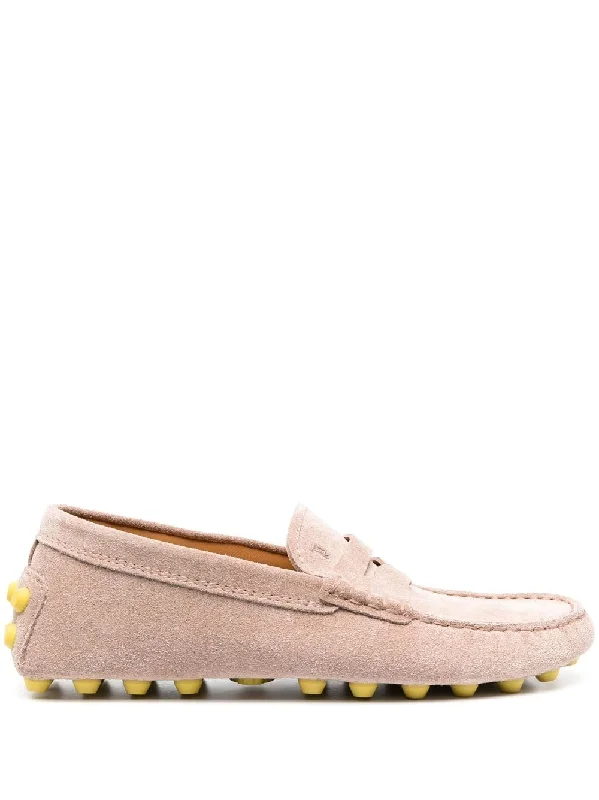 Playful Fashion Offers Tod's Women's Flat Shoes Powder