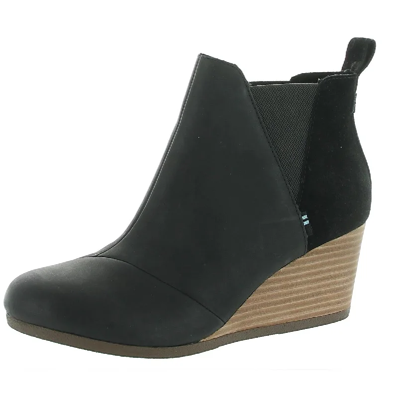 Classic Chic Deals Toms Womens Kelsey Leather Ankle Booties