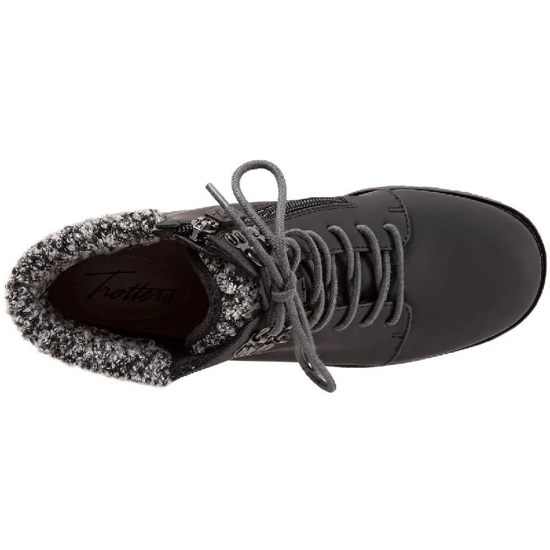 Unleash Your Trend Driven Style Trotters Womens Becky 2.0 Faux Leather Lace-Up Ankle Boots Unleash Your Trend Driven Style Trotters Womens Becky 2.0 Faux Leather Lace-Up Ankle Boots