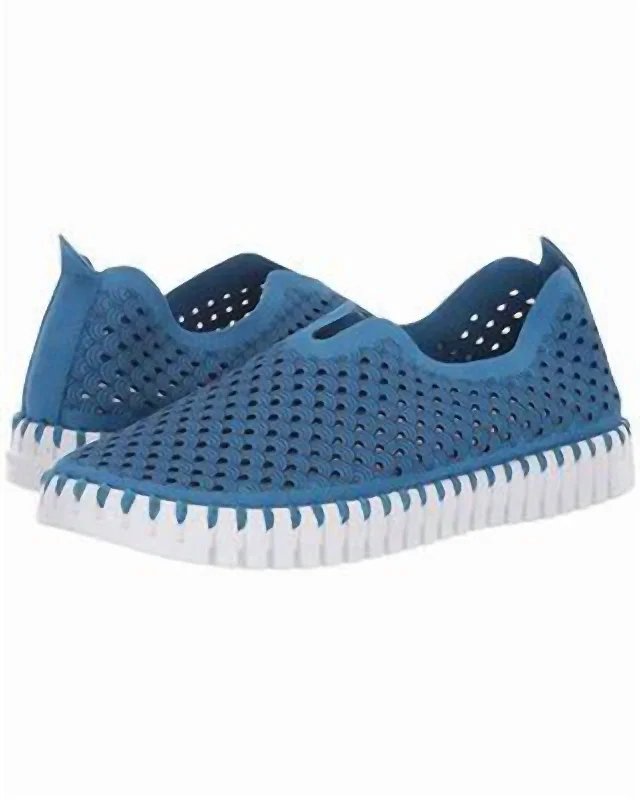 Bold Fashion Boots Sale Tulip Flat Shoes In Direct Blue