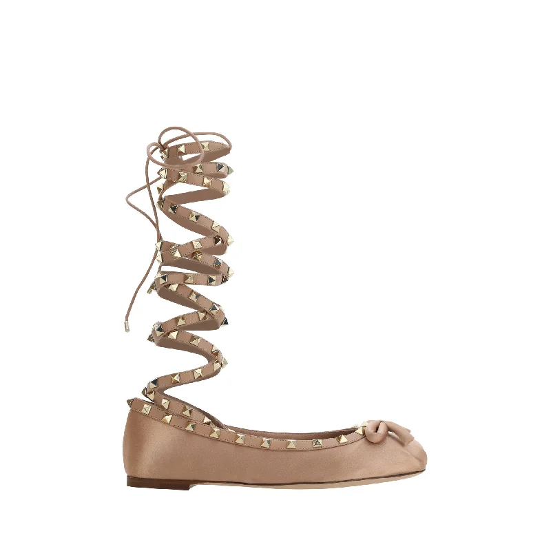Pastel Styles Valentino Garavani Rockstud Ballerinas