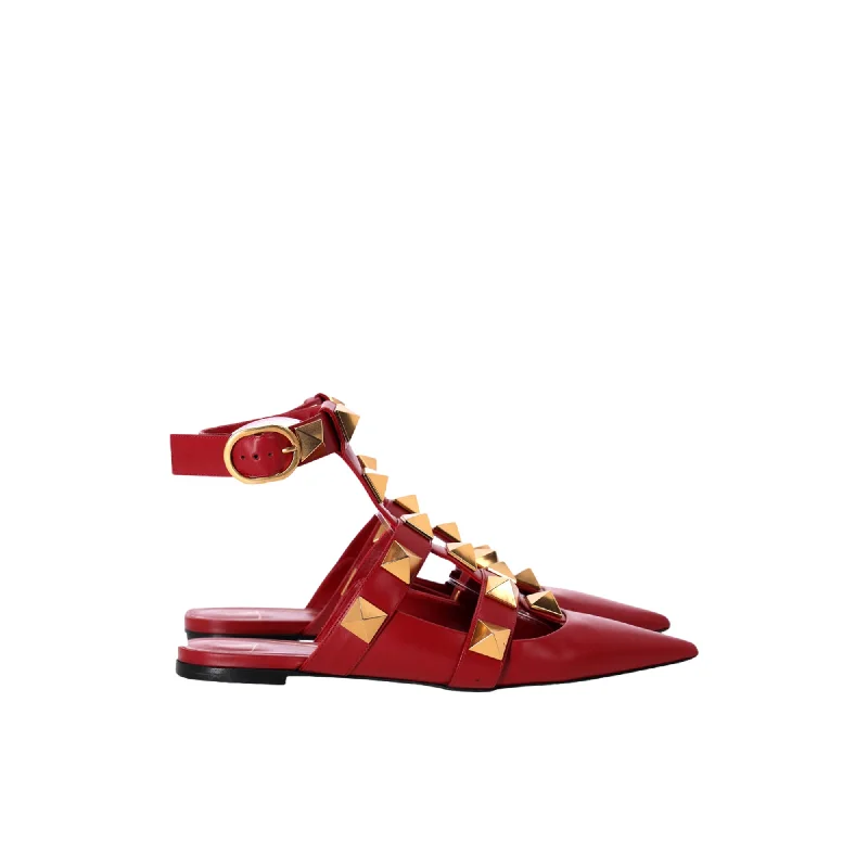 Holiday Discount Valentino Garavani Roman Stud Ballet Flats