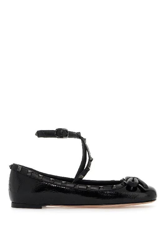 Smart Casual Deals Valentino Garavani Silk Rockstud Ballet Flats