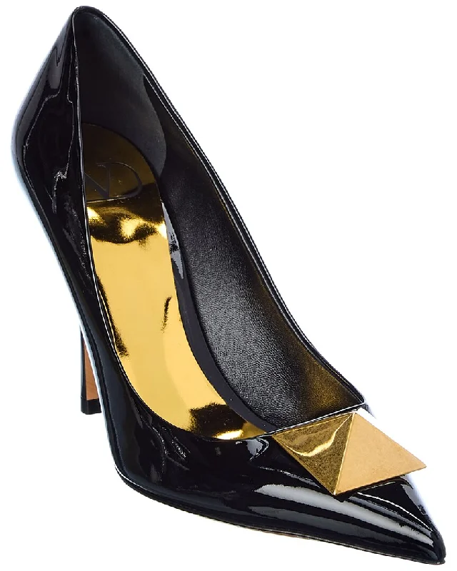 Valentino One Stud 100 Patent Pump