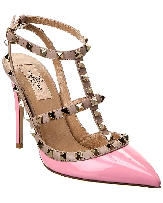 Valentino Rockstud Caged 100 Patent Pump