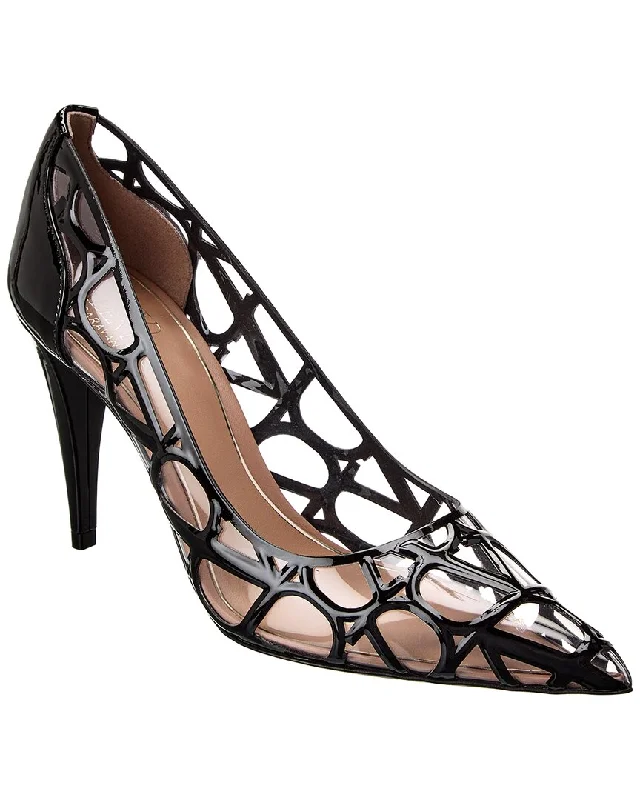 Valentino VLogo 90 Vinyl & Patent Pump