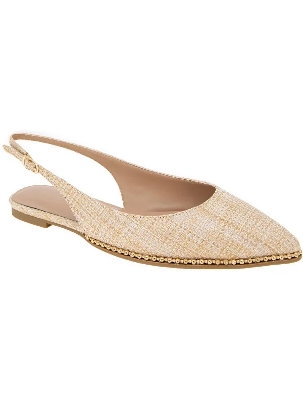 Smart Casual Shoes Sale Valerie Womens Woven Pointed Toe Slingbacks