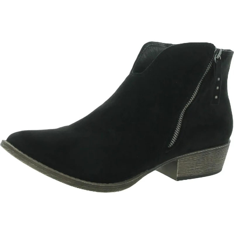 Women's Effortless Slip-Ons Very G Womens Divine  Faux Suede Block Heel Ankle Boots