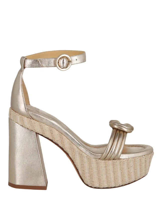 Vicky Ankle Wrap Platform Sandals