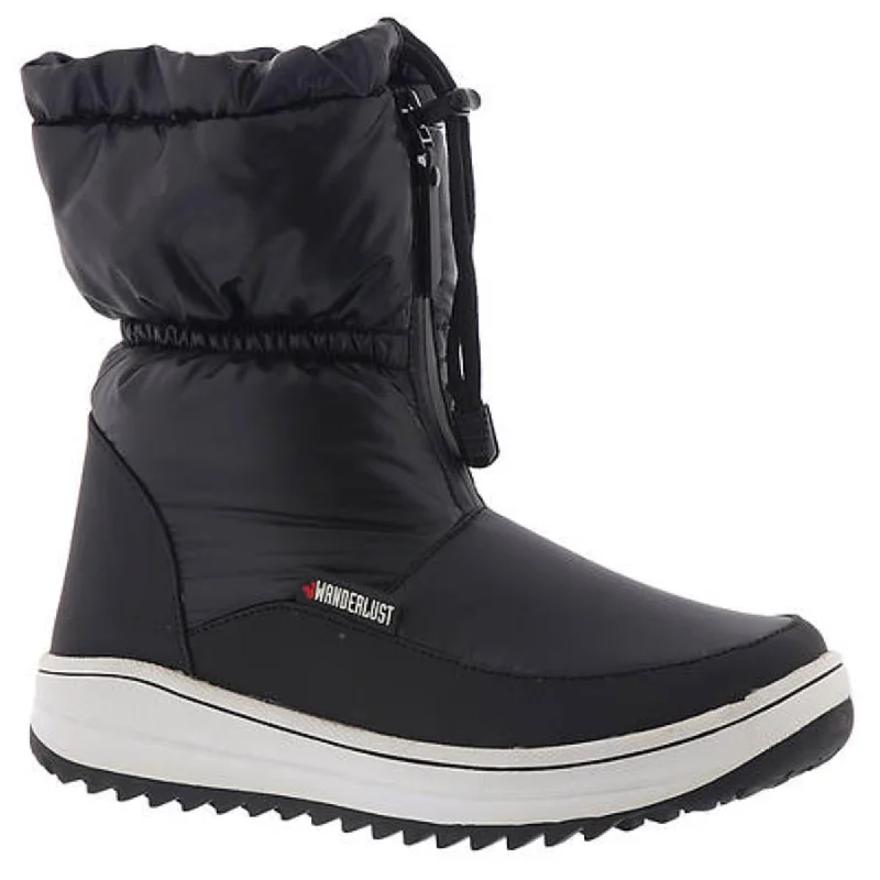 The Good Stuff Wanderlust Womens Sasha Faux Fur Waterproof Winter Boots