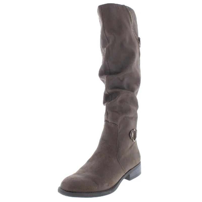 Seasonal Footwear Sale White Mountain Women's Leto Slouchy Flat Knee-High Riding Boots
